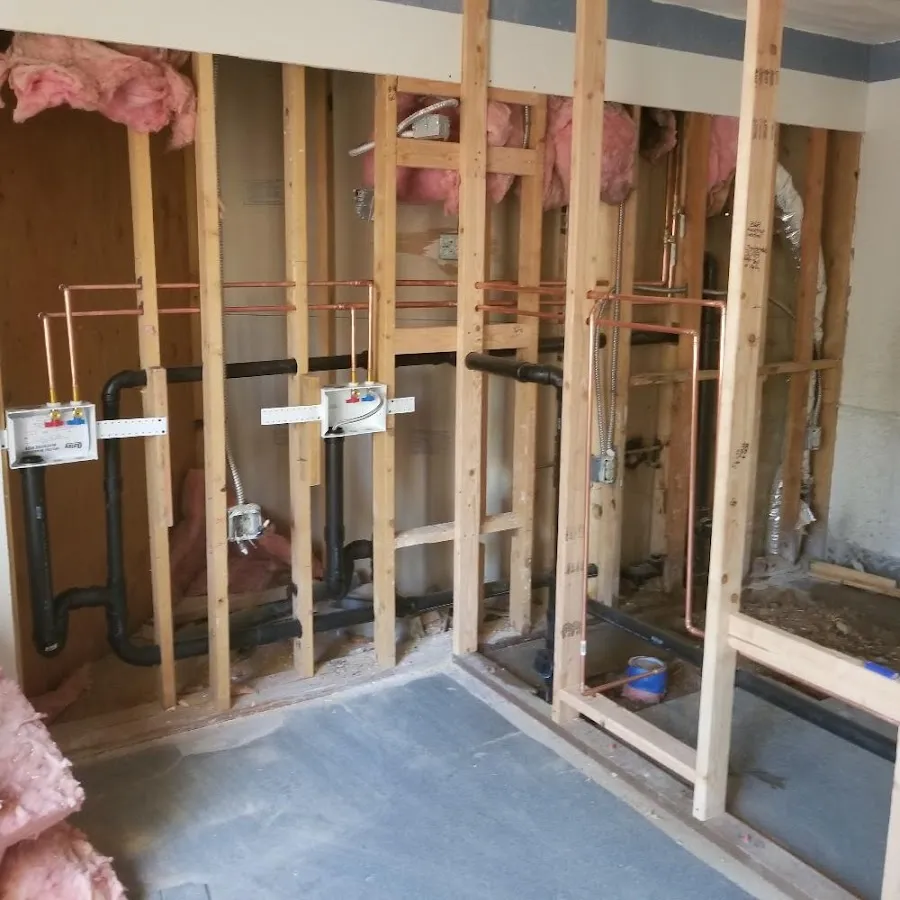 Copper pipe rough-in and plumbing installation in Wauchula